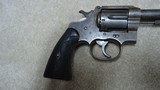 SELDOM SEEN TARGET FLAT TOP NEW SERVICE REVOLVER IN .44 RUSSIAN CALIBER, #26XXX, MADE 1911, WITH COLT LETTER. - 11 of 14