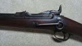 CLASSIC INDIAN WARS SPRINGFIELD 1879 TRAPDOOR .45-70 CARBINE, #141XXX, MADE 1881. - 4 of 22