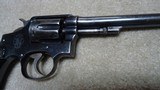 EARLY 1902 1ST CHANGE, .38 SPECIAL MILITARY AND POLICE REVOLVER WITH 6 1/2" BARREL, #54XXX, ONLY MADE 1903-1904 - 14 of 17