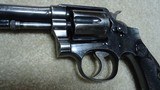 EARLY 1902 1ST CHANGE, .38 SPECIAL MILITARY AND POLICE REVOLVER WITH 6 1/2" BARREL, #54XXX, ONLY MADE 1903-1904 - 11 of 17