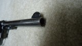 EARLY 1902 1ST CHANGE, .38 SPECIAL MILITARY AND POLICE REVOLVER WITH 6 1/2" BARREL, #54XXX, ONLY MADE 1903-1904 - 17 of 17