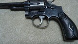 EARLY 1902 1ST CHANGE, .38 SPECIAL MILITARY AND POLICE REVOLVER WITH 6 1/2" BARREL, #54XXX, ONLY MADE 1903-1904 - 12 of 17