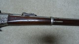 VERY UNUSUAL REMINGTON .50-70 NEW YORK STATE CONTRACT ROLLING BLOCK MILITARY MUSKET IN FULL NICKEL FINISH - 9 of 24