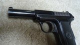 HIGH CONDITION EARLY SAVAGE MODEL 1907 .32 ACP POCKET AUTO PISTOL, #34XXX, MADE 1911 - 8 of 12