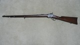 SHARPS  NEW MOD. 1859 .52 CAL. PERC. CIVIL WAR 3-BAND MILITARY RIFLE , U.S. ARMY CONTACT WITH SABER BAYONET LUG - 2 of 23