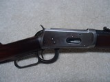 UNUSUAL, SPECIAL ORDER MODEL '94 .30WCF CARBINE, SHOTGUN BUTT, 2/3 MAGAZINE AND NO SADDLE RING, MADE 1925 - 3 of 20