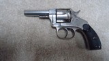 VERY FINE CONDITION HOPKINS & ALLEN "X. L. DOUBLE ACTION" .32 CENTER FIRE REVOLVER, MADE BEFORE 1896 - 2 of 14