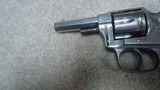 VERY FINE CONDITION HOPKINS & ALLEN "X. L. DOUBLE ACTION" .32 CENTER FIRE REVOLVER, MADE BEFORE 1896. - 10 of 14