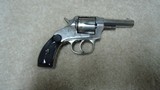 VERY FINE CONDITION HOPKINS & ALLEN "X. L. DOUBLE ACTION" .32 CENTER FIRE REVOLVER, MADE BEFORE 1896. - 1 of 14