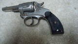 VERY FINE CONDITION HOPKINS & ALLEN "X. L. DOUBLE ACTION" .32 CENTER FIRE REVOLVER, MADE BEFORE 1896 - 11 of 14