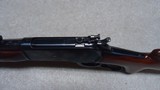EXCELLENT FIRST YEAR PRODUCTION, LONG TANG MODEL 71 .348WCF WITH BOLT PEEP, #12XX, MADE 1936! - 5 of 21