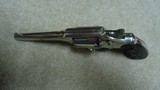EARLY AND RARE NICKEL FINISH .32-20 CALIBER ARMY SPECIAL REVOLVER WITH 4" BARREL, #350XXX, MADE 1913 - 3 of 14