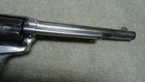 EXTREMELY RARE FACTORY NICKEL FINISHED BISLEY, .45 COLT WITH 7 1/2" BARREL, FACTORY LETTER, #209XXX, MADE 1901 - 14 of 17