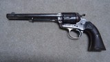 EXTREMELY RARE FACTORY NICKEL FINISHED BISLEY, .45 COLT WITH 7 1/2" BARREL, FACTORY LETTER, #209XXX, MADE 1901 - 2 of 17