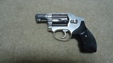 .38 CENTENNIAL AIRWEIGHT STAINLESS MODEL 642 HAMMERLESS, J FRAME REVOLVER, #BFY 5XXX, MADE ONLY 1990-1992 - 1 of 6
