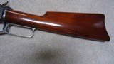 HIGH CONDITION, RARE SPECIAL ORDER MARLIN 1893 TAKEDOWN WITH EXTRA LONG 30" OCT., FULL MAGAZINE, MADE 1906 - 11 of 22
