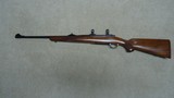 EARLY 2ND. YEAR PRODUCTION RUGER FLAT BOLT MODEL 77 IN RARE .350 REM. MAGNUM CALIBER, #70-20XXX, MADE 1970. - 2 of 21