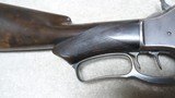  RARE MARLIN MODEL 1881 DELUXE 28 OCTAGON RIFLE, .40-60 MARLIN CALIBER (SAME AS .40-65 WIN), WITH MARLIN LETTER - 9 of 21