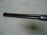 EARLY 1886 .40-82 ROUND BARREL RIFLE,  WITH WINCHESTER LETTER, #22XXX, SHIPPED IN 1888. - 13 of 21