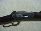 EARLY 1886 .40-82 ROUND BARREL RIFLE,  WITH WINCHESTER LETTER, #22XXX, SHIPPED IN 1888. - 3 of 21