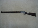 EARLY 1886 .40-82 ROUND BARREL RIFLE,  WITH WINCHESTER LETTER, #22XXX, SHIPPED IN 1888. - 2 of 21