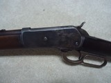 EARLY 1886 .40-82 ROUND BARREL RIFLE,  WITH WINCHESTER LETTER, #22XXX, SHIPPED IN 1888. - 4 of 21