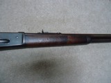 EARLY 1886 .40-82 ROUND BARREL RIFLE,  WITH WINCHESTER LETTER, #22XXX, SHIPPED IN 1888. - 8 of 21
