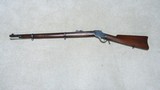 1885 HIGH WALL .22 LONG RIFLE  TWO BAND FIRST MODEL MUSKET WITH FACTORY LETTER, #101XXX, SHIPPED 1911 - 2 of 24