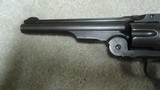  ATTRACTIVE COMMERCIAL S&W THIRD MODEL RUSSIAN REVOLVER, #48XXX, ONLY 13,500 MANUFACTURED 1874-1878 - 10 of 15