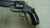  ATTRACTIVE COMMERCIAL S&W THIRD MODEL RUSSIAN REVOLVER, #48XXX, ONLY 13,500 MANUFACTURED 1874-1878 - 11 of 15