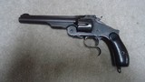  ATTRACTIVE COMMERCIAL S&W THIRD MODEL RUSSIAN REVOLVER, #48XXX, ONLY 13,500 MANUFACTURED 1874-1878 - 2 of 15