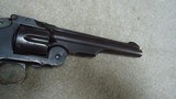  ATTRACTIVE COMMERCIAL S&W THIRD MODEL RUSSIAN REVOLVER, #48XXX, ONLY 13,500 MANUFACTURED 1874-1878 - 13 of 15
