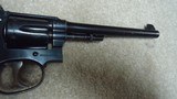 .22/32 HAND EJECTOR, 6" .22 LONG RIFLE REVOLVER, #444XXX, MADE 1923-1927 - 11 of 15