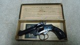 HIGH CONDITION WITH FACTORY BOX .32 DA 5TH MODEL TOP BREAK, 3" BLUE, 5-SHOT  REVOLVER #287XXX, MADE 1909-1910. - 1 of 24