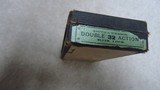 HIGH CONDITION WITH FACTORY BOX .32 DA 5TH MODEL TOP BREAK, 3" BLUE, 5-SHOT  REVOLVER #287XXX, MADE 1909-1910. - 23 of 24