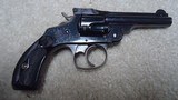HIGH CONDITION WITH FACTORY BOX .32 DA 5TH MODEL TOP BREAK, 3" BLUE, 5-SHOT  REVOLVER #287XXX, MADE 1909-1910. - 12 of 24