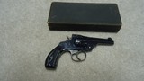 HIGH CONDITION WITH FACTORY BOX .32 DA 5TH MODEL TOP BREAK, 3" BLUE, 5-SHOT  REVOLVER #287XXX, MADE 1909-1910. - 3 of 24