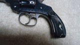 HIGH CONDITION WITH FACTORY BOX .32 DA 5TH MODEL TOP BREAK, 3" BLUE, 5-SHOT  REVOLVER #287XXX, MADE 1909-1910. - 18 of 24