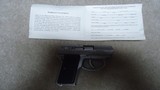  AMT "BACKUP"
DA ONLY STAINLESS .380 PISTOL, MADE LATE 1970s-1980s, WITH ORIGINAL BOX, MANUAL, WARRANTY CARD - 3 of 6