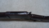 MARLIN 1881 DELUXE RIFLE, CHECKERED PISTOL GRIP AND FOREND, RARE CRESCENT BUTT, DOUBLE SET TRIGGERS C.1889 - 5 of 20