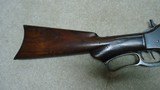 MARLIN 1881 DELUXE RIFLE, CHECKERED PISTOL GRIP AND FOREND, RARE CRESCENT BUTT, DOUBLE SET TRIGGERS C.1889 - 7 of 20
