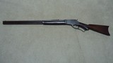 MARLIN 1881 DELUXE RIFLE, CHECKERED PISTOL GRIP AND FOREND, RARE CRESCENT BUTT, DOUBLE SET TRIGGERS C.1889 - 2 of 20