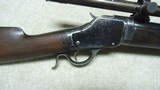 VERY UNUSUAL 1885 TAKEDOWN HIGHWALL RIFLE IN .30-40 KRAG (.30 U.S.) CALIBER, CODY CALL-IN SHEET, - 3 of 24