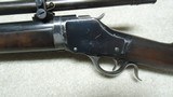 VERY UNUSUAL 1885 TAKEDOWN HIGHWALL RIFLE IN .30-40 KRAG (.30 U.S.) CALIBER, CODY CALL-IN SHEET, - 5 of 24