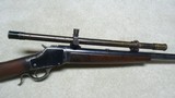 VERY UNUSUAL 1885 TAKEDOWN HIGHWALL RIFLE IN .30-40 KRAG (.30 U.S.) CALIBER, CODY CALL-IN SHEET, - 4 of 24
