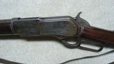 SPECIAL ORDER 1876 "OPEN TOP" OCTAGON RIFLE WITH SET TRIGGER, SLING  AND SWIVELS, #3XX, FACTORY LETTER - 4 of 21