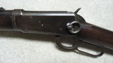 VERY FINE CONDITION RARE CALIBER 1894 SADDLE RING CARBINE, .32-40 CALIBER, #439XXX, MADE 1909 - 4 of 21
