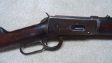 VERY FINE CONDITION RARE CALIBER 1894 SADDLE RING CARBINE, .32-40 CALIBER, #439XXX, MADE 1909 - 3 of 21