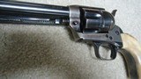 HIGH CONDITION, SCARCE CALIBER SINGLE ACTION ARMY, .38 COLT, 5 1/2" BARREL, FACTORY LETTER, #352XXX, MADE 1929 - 12 of 19