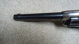 HIGH CONDITION, SCARCE CALIBER SINGLE ACTION ARMY, .38 COLT, 5 1/2" BARREL, FACTORY LETTER, #352XXX, MADE 1929 - 4 of 19